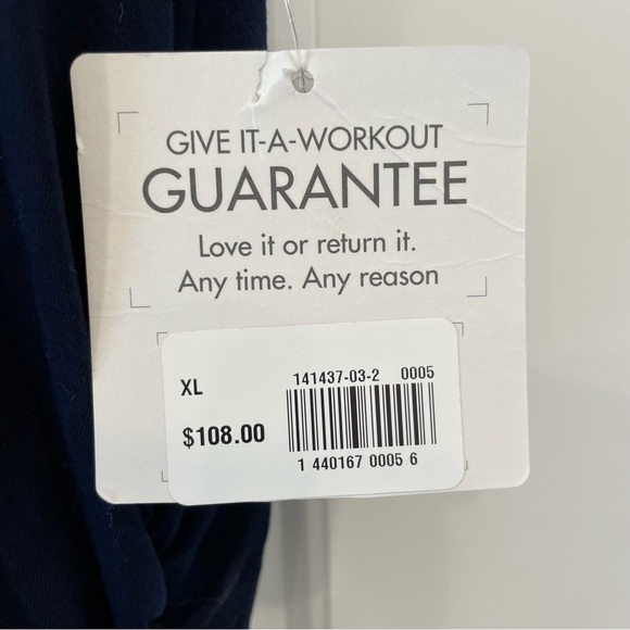 Athleta Ombré Tie-dye Navy Ruched Sleeveless Midi Tank Dress - Picture 5 of 7